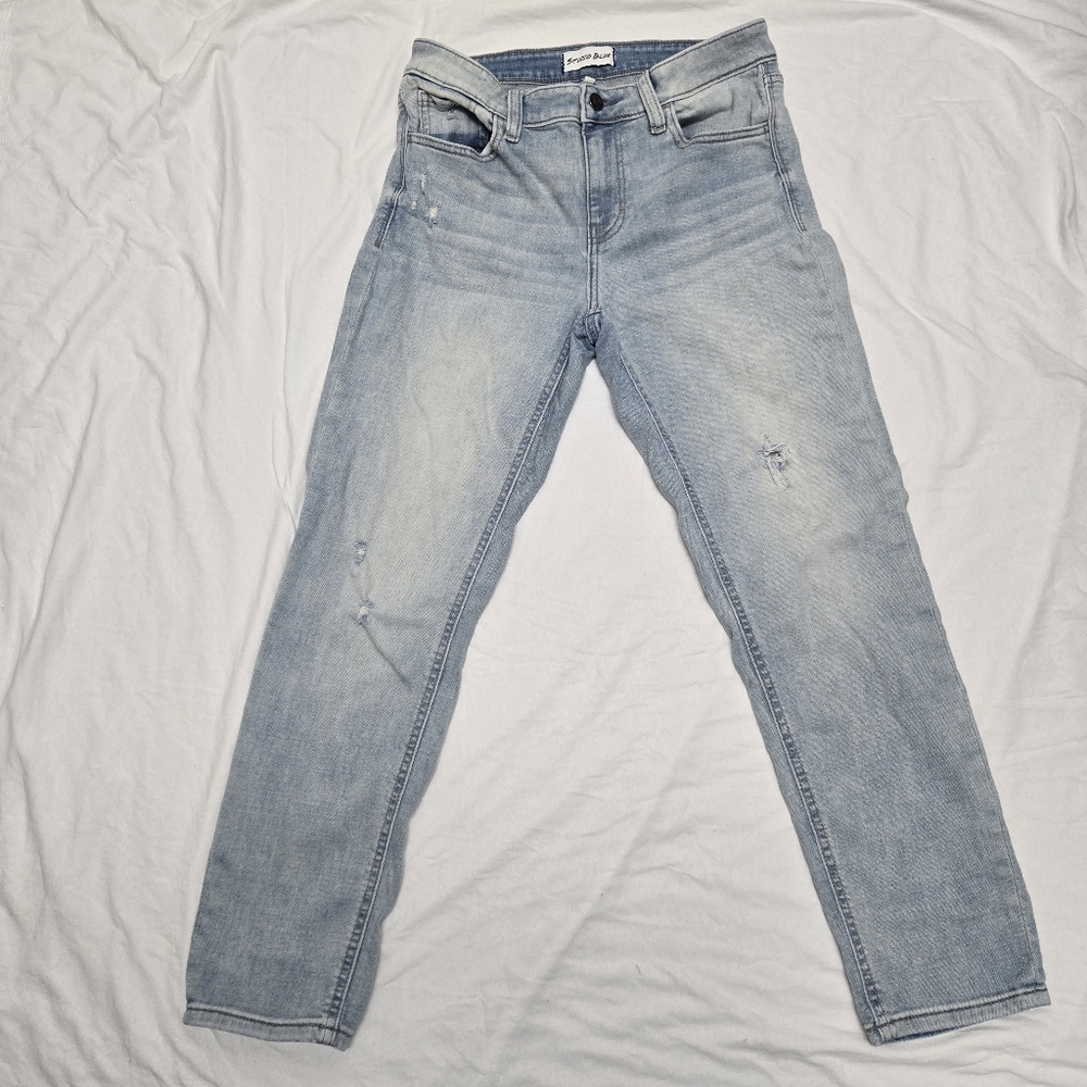 Studio Blue Light Blue Straight Leg Jeans